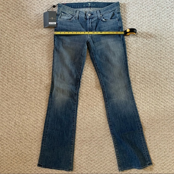 NEW 7 For All Mankind Bootcut Denim Jeans - Picture 4 of 10